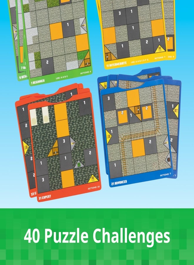 ثينك فان مغامرة كهف ماينكرافت من ثينك فن | لعبة ألغاز استراتيجية بدون شاشة | 40 تحديًا منطقيًا | للأعمار من 8 سنوات فما فوق - Image 3